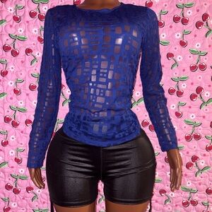 Y2K Mesh Top